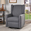 Fauteuil inclinable pivotant et coulissant, chaise réglable avec rembourrage moelleux