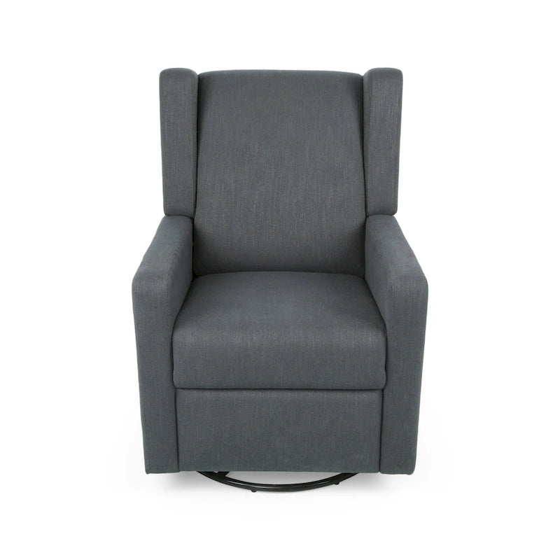Fauteuil inclinable pivotant et coulissant, chaise réglable avec rembourrage moelleux