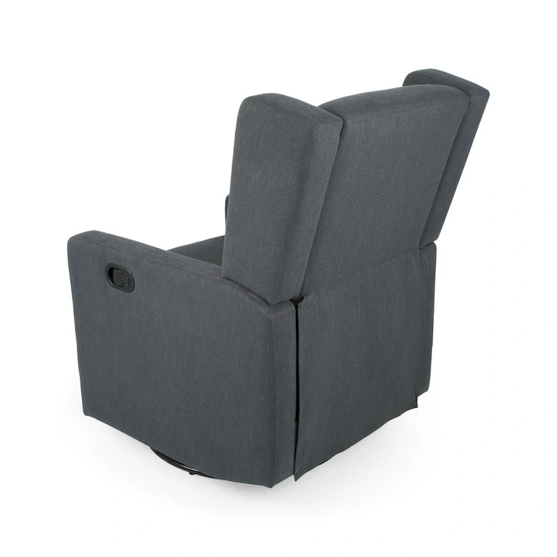 Fauteuil inclinable pivotant et coulissant, chaise réglable avec rembourrage moelleux