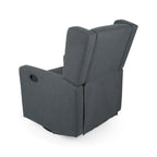 Fauteuil inclinable pivotant et coulissant, chaise réglable avec rembourrage moelleux