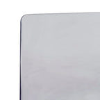 Chaises de salle à manger en acrylique avec pieds chromés (lot de deux) - Chaises d'appoint de style moderne