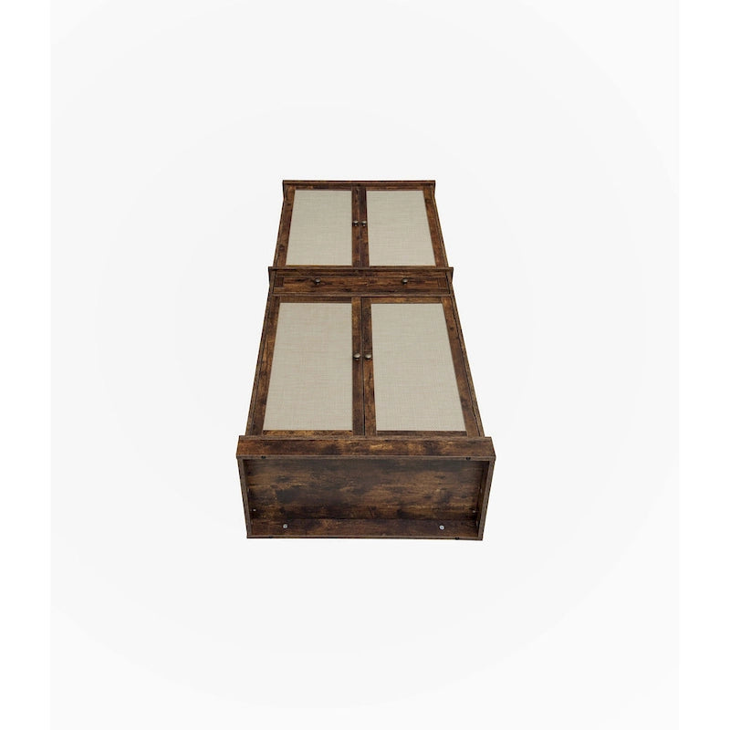 Meuble bas 4 portes 1 tiroir