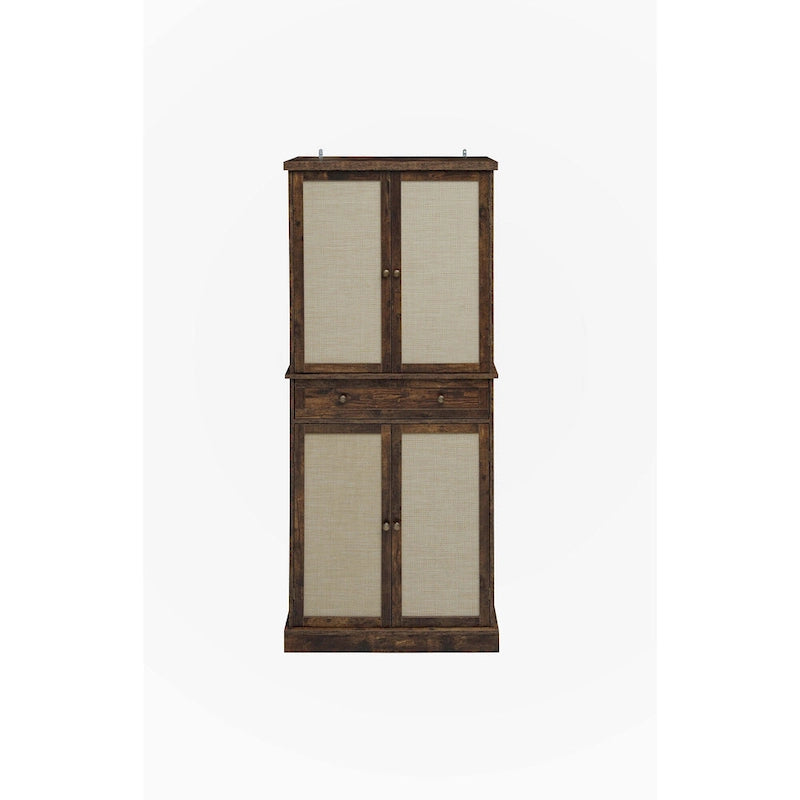 Meuble bas 4 portes 1 tiroir