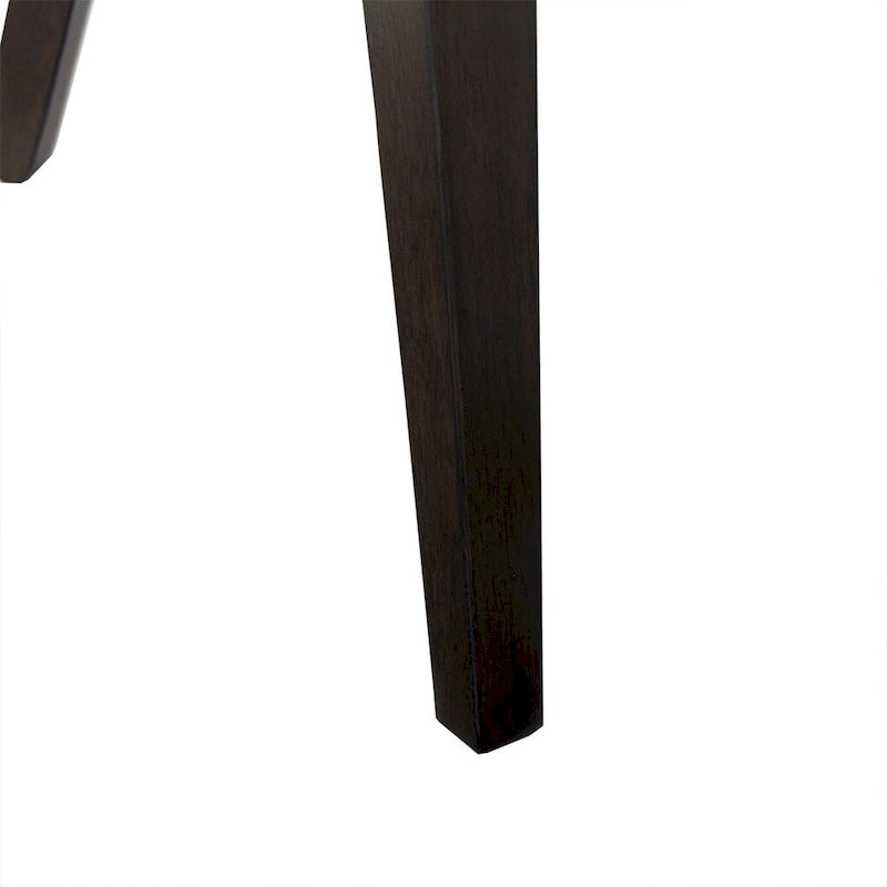 Ensemble de 2 chaises de salle à manger avec accoudoirs, garniture cloutée bronze