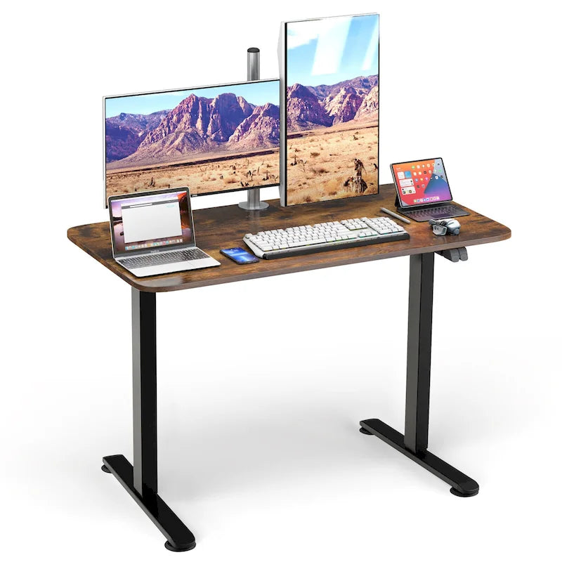 Bureau électrique assis-debout réglable