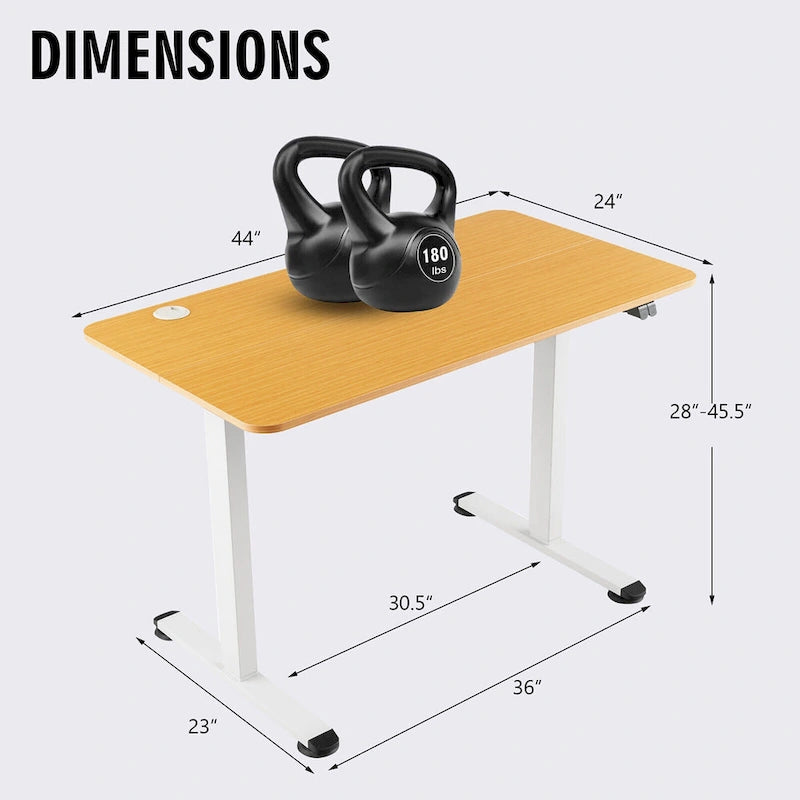 Bureau électrique assis-debout réglable