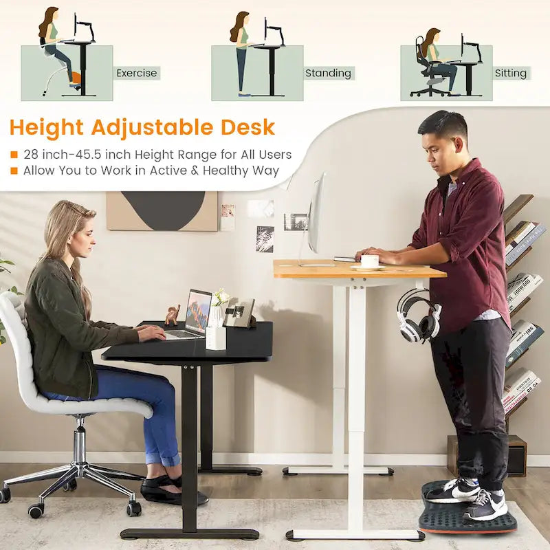 Bureau électrique assis-debout réglable