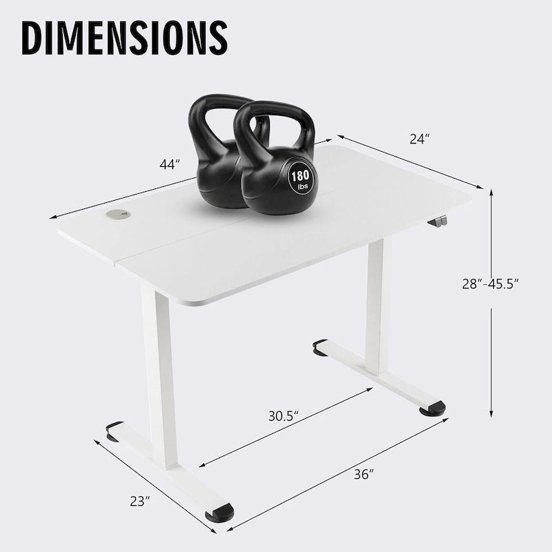 Bureau électrique assis-debout réglable