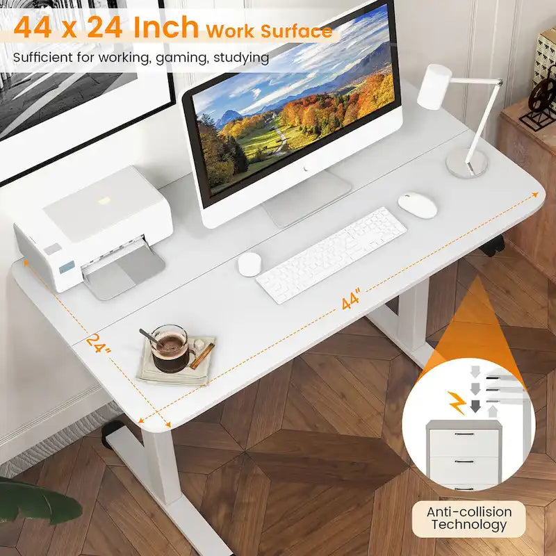Bureau électrique assis-debout réglable