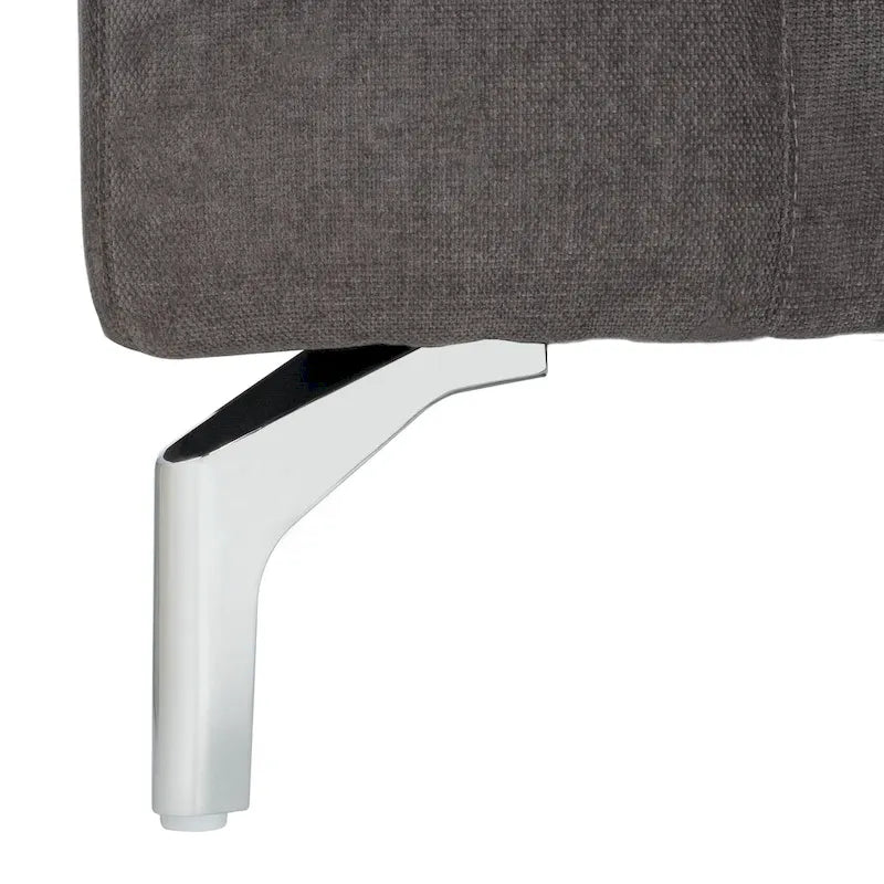 Canapé en velours gris anthracite