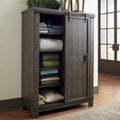 Commode à portes coulissantes gris clair Thornwood Hills Rock