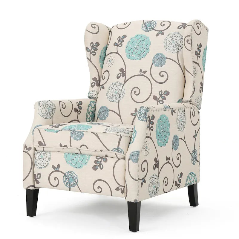 Fauteuil inclinable Wescott Wingback Pushback de Christopher Knight Home