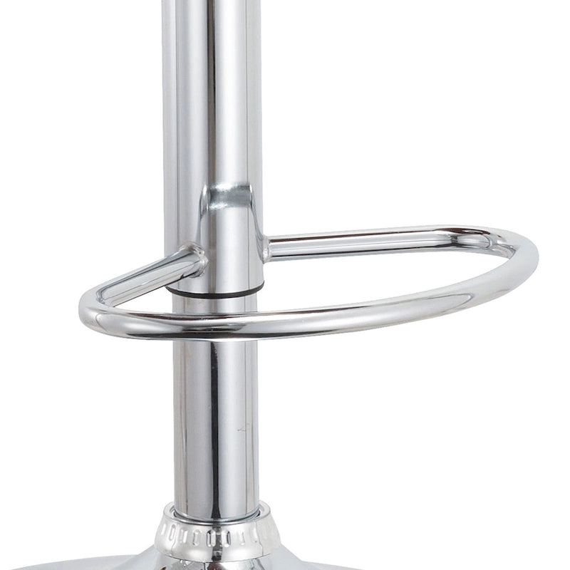 Tabouret de bar pivotant et réglable en bois et métal, style Mid-Century Modern, de couleur marron