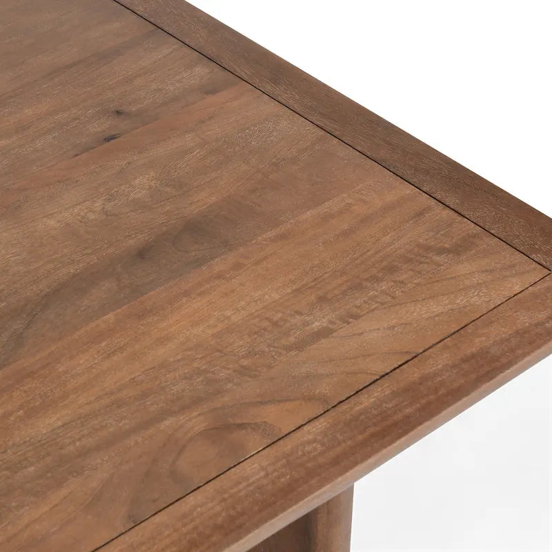 Table à manger 84 po en bois de manguier teinte Ombre - 84 larg. x 40 prof. x 30 haut.
