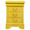 Louis Philippe 3-Drawer Nightstand (29 in. H x 21 in. W x 16 in. D)