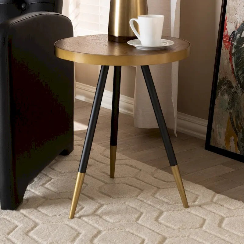 Table d'appoint ronde moderne et contemporaine