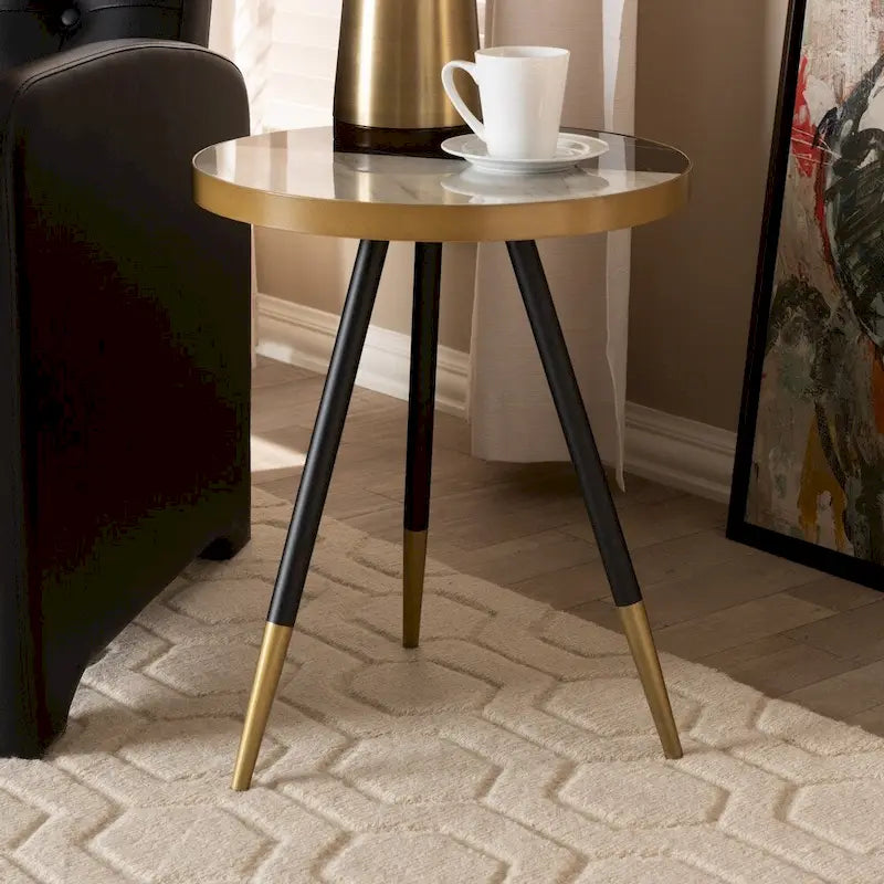 Table d'appoint ronde moderne et contemporaine