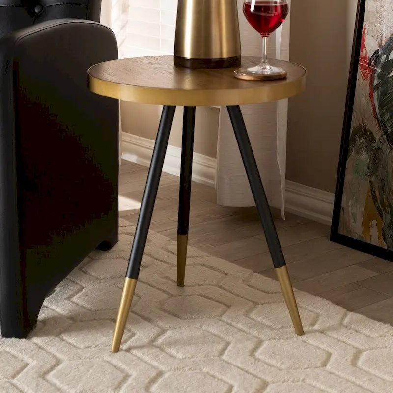 Table d'appoint ronde moderne et contemporaine
