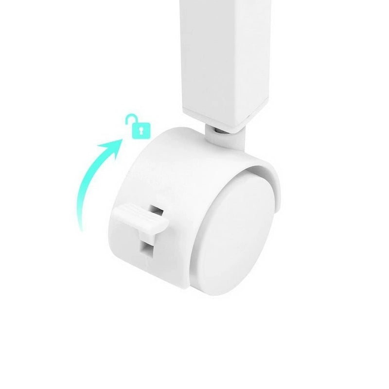 Chariot de rangement multi-usage à roulettes à 3 niveaux pour cuisine et salle de bain avec étagères élargies