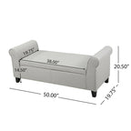 Banc de rangement moderne pour chevet, salon et entrée
