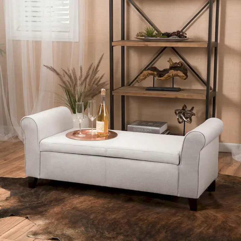 Banc de rangement moderne pour chevet, salon et entrée