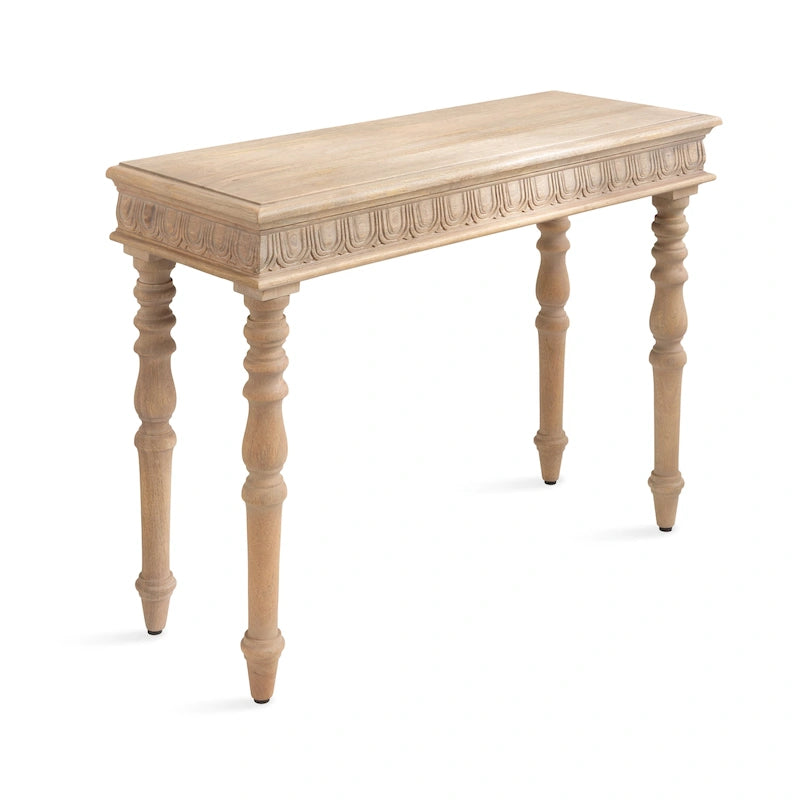 Console en bois sculpté - 36x14x30
