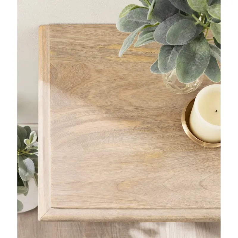 Console en bois sculpté - 36x14x30