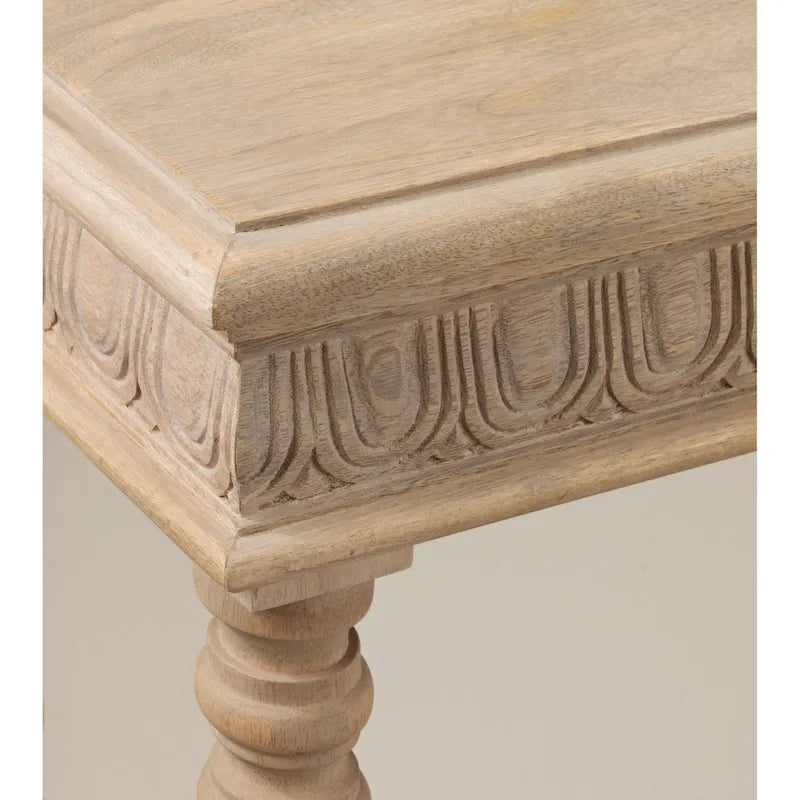 Console en bois sculpté - 36x14x30