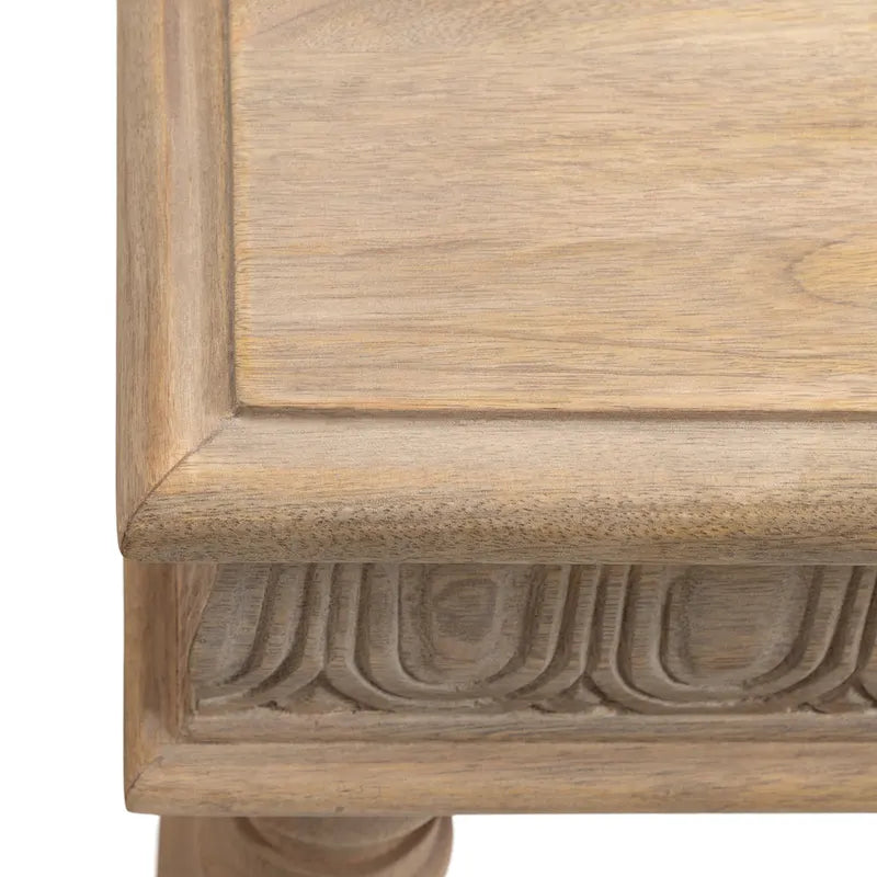 Console en bois sculpté - 36x14x30