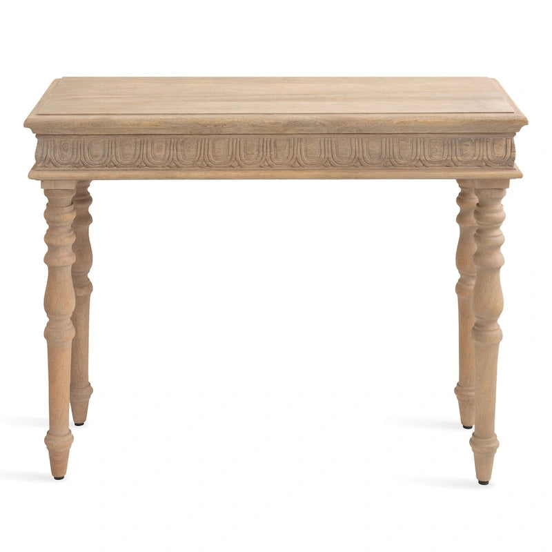 Console en bois sculpté - 36x14x30