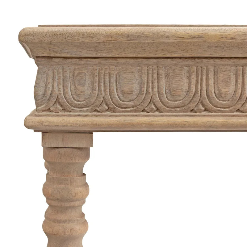 Console en bois sculpté - 36x14x30