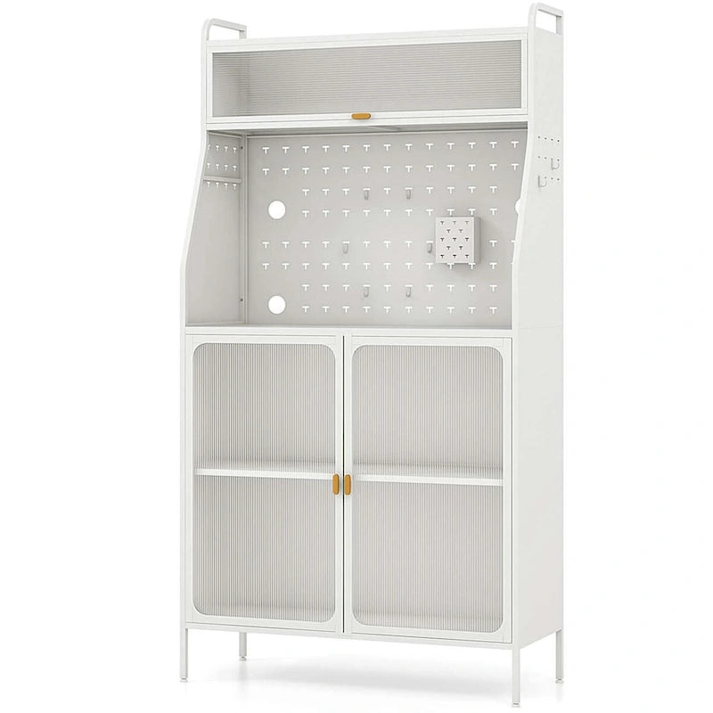 63.5 H Armoire de Cuisine Buffet Organisateur de Garde-Manger Étagère de Boulanger Debout